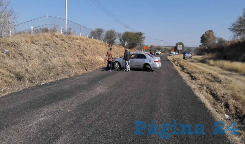 El percance fue uno de los tres que ocurrió en la carretera a Cañada Honda