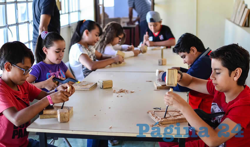 Los cursos tienen como objetivo promover la convivencia e identificación comunitaria de niñas y niños de diversas zonas de nuestra ciudad