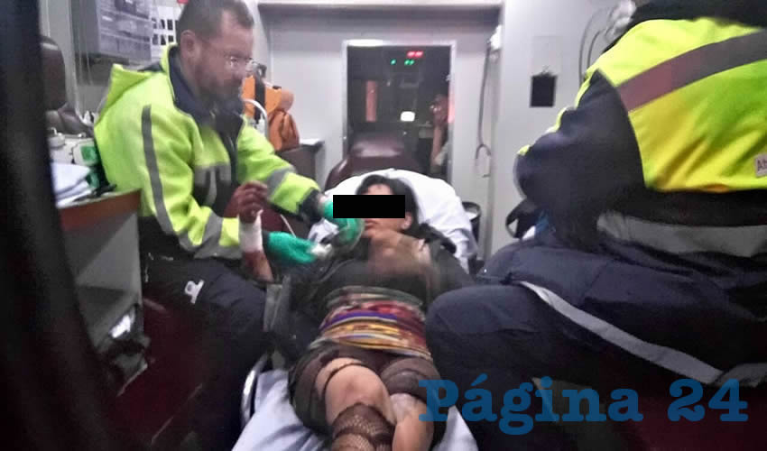 Andrea Moreno tuvo que ser internada en el Hospital Tercer Milenio