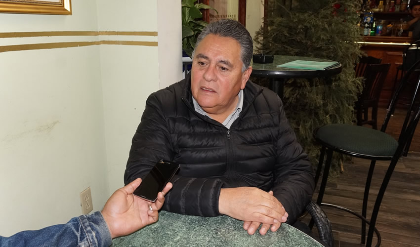 Arturo Ortiz Méndez, dirigente estatal del Partido de la Revolución Democrática (PRD): Es grave la inseguridad en Zacatecas (Foto Merari Martínez Castro)