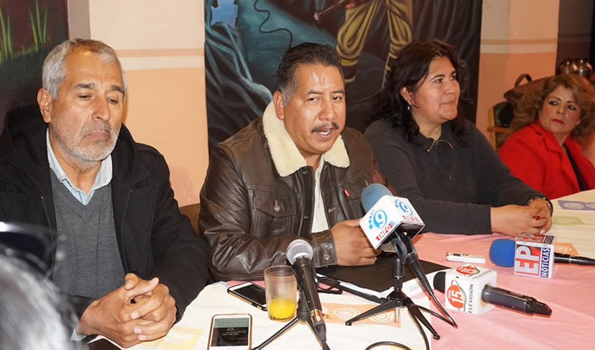 Felipe Pinedo Hernández, líder del Frente Popular Lucha por Zacatecas (FPLZ): “Nos preocupa porque el gobierno de Alejandro Tello no está haciendo nada, aún cuando le han tocado y trastocado a los propios policías y comandantes, que lamentablemente han perdido la vida” (Foto Merari Martínez Castro)