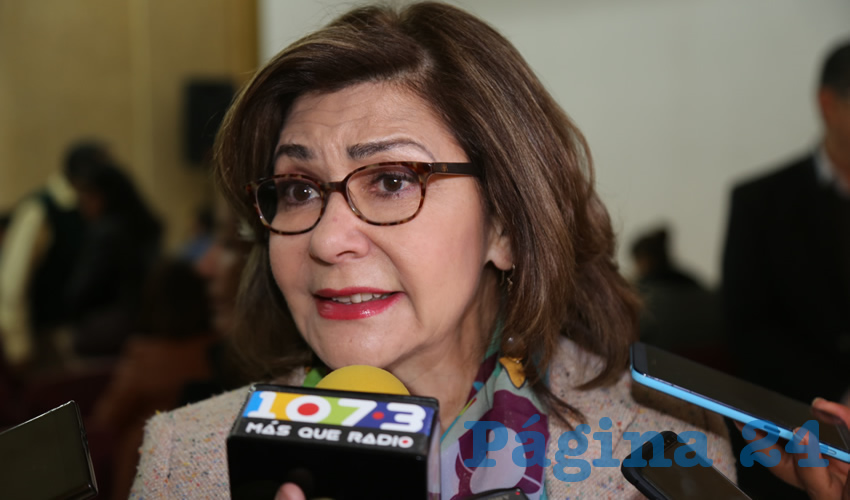 Angélica de la Peña Gómez, senadora de la República (Foto: Eddylberto Luévano Santillán)