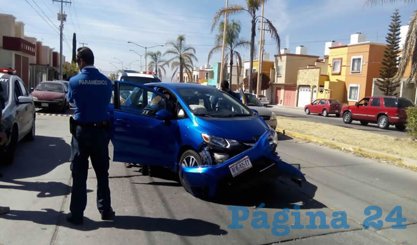 El Honda Fit que conduc&iacute;a Irma Yadira Acosta Gonz&aacute;lez