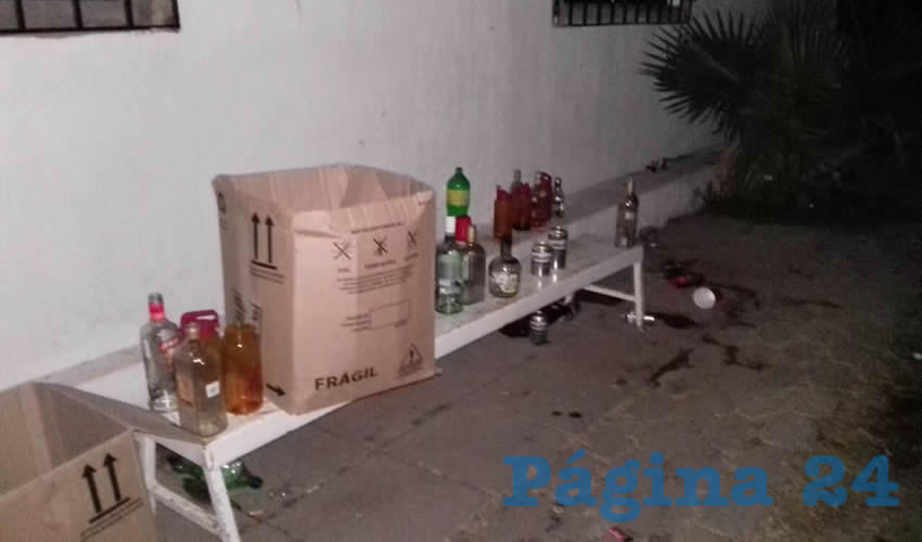 En la fiesta se ofrecía alcohol a menores de edad