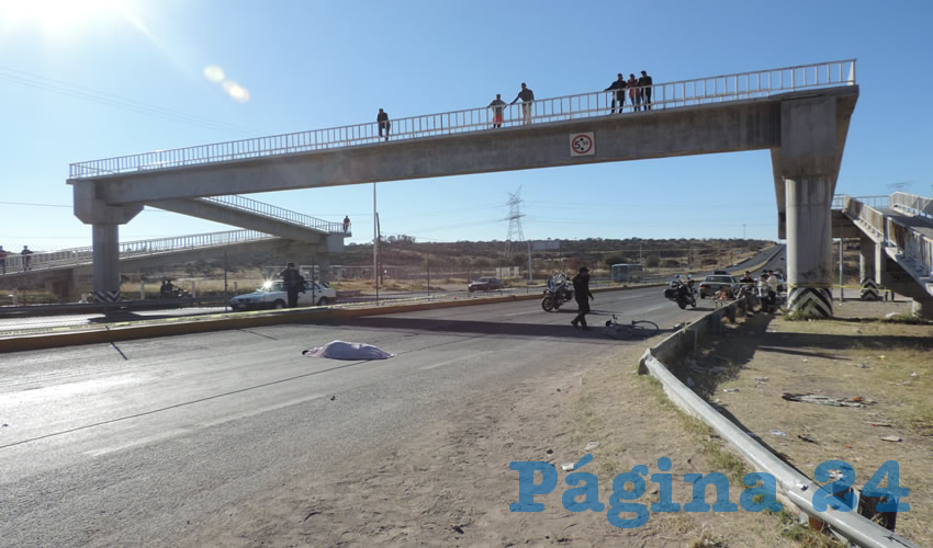 El percance ocurri&oacute; a la entrada a la comunidad Norias de Paso Hondo