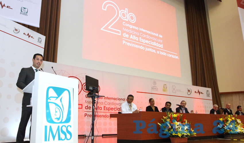 El director general del IMSS y el director de la Escuela de Medicina Mount Sina&iacute;, firmaron el convenio para implementar estrategias de atenci&oacute;n a la salud cardiovascular