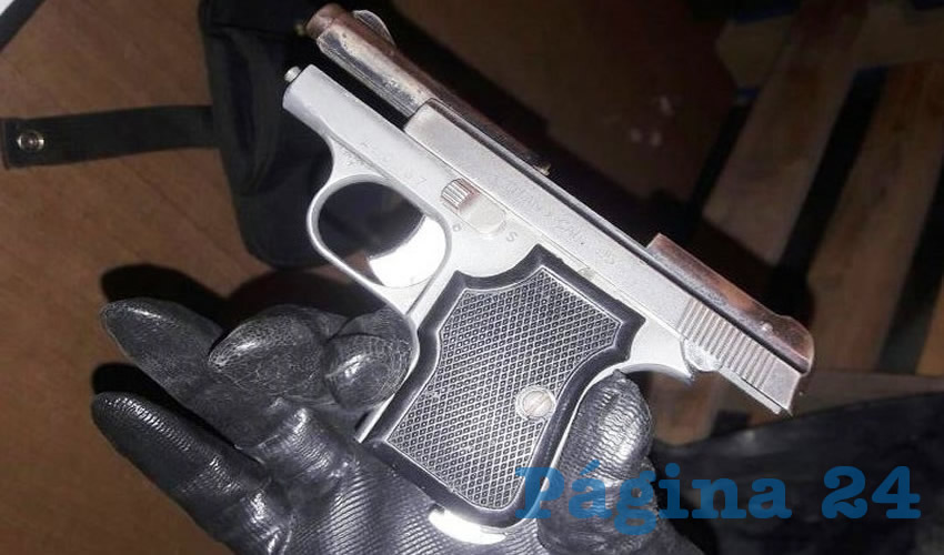 La pistola Tit&aacute;n calibre .25