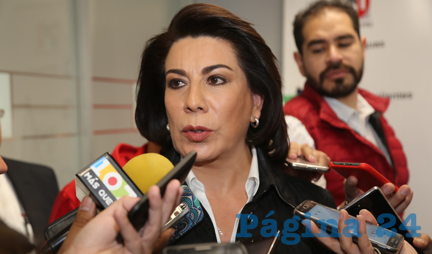 Lorena Mart&iacute;nez Rodr&iacute;guez, secretaria general del Movimiento Territorial (Foto: Eddylberto Lu&eacute;vano Santill&aacute;n)