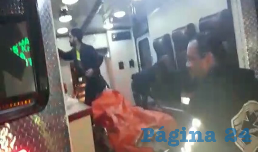 Paramédicos auxilian a Alejandro Avendaño Rodríguez “El Chango”