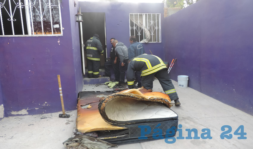 El lugar de los hechos, en calle Magdalena S&aacute;nchez 115