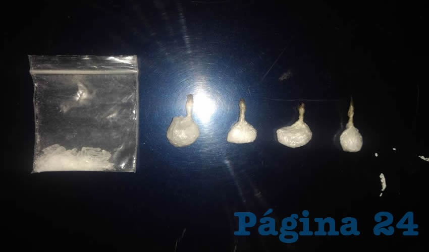 La droga “crystal” que escondía el narquillo