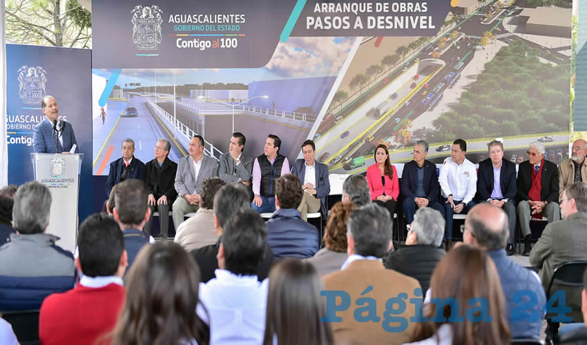 El gobernador Mart&iacute;n Orozco Sandoval dio arranque a las obras de construcci&oacute;n de dos pasos a desnivel en el norte de la ciudad