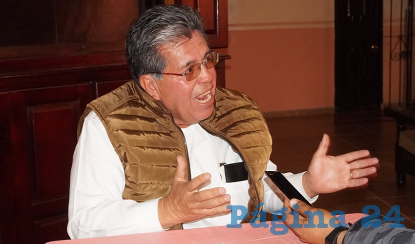Cuauhtémoc Espinosa Jaime, activista en el estado de Zacatecas (Foto Merari Martínez Castro)