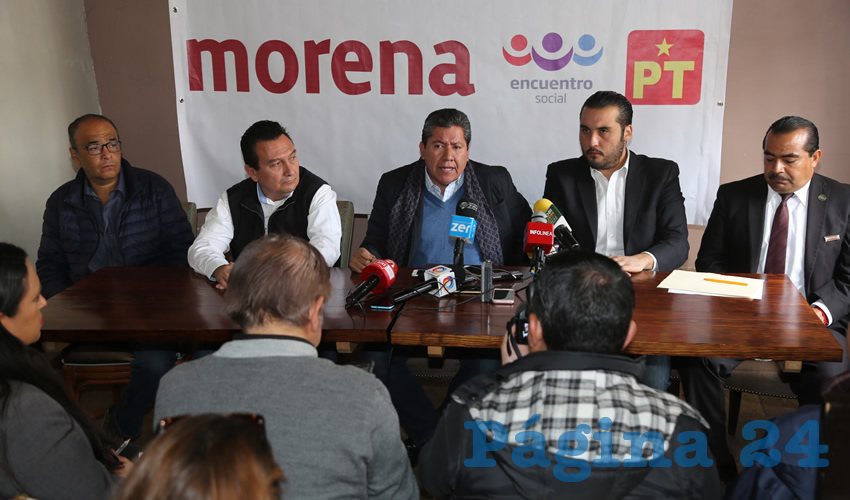 David Monreal Ávila, enlace nacional de Morena en Aguascalientes y Zacatecas (Foto Eddylberto Luévano Santillán)