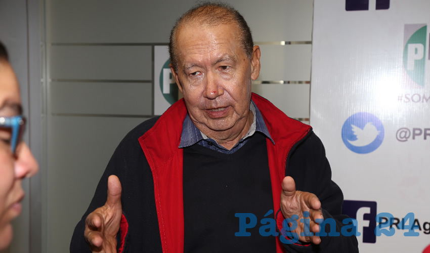 Jos&eacute; Carlos Cota Osuna, delegado del CEN del PRI en Aguascalientes (Foto: Eddylberto Lu&eacute;vano Santill&aacute;n)