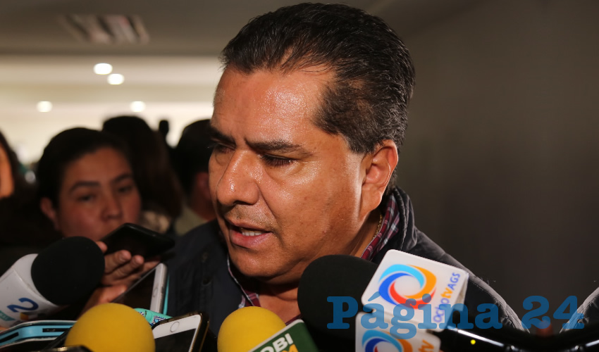 Jos&eacute; Enrique Ju&aacute;rez Ram&iacute;rez, presidente del CDE del PRI (Foto: Eddylberto Lu&eacute;vano Santill&aacute;n)