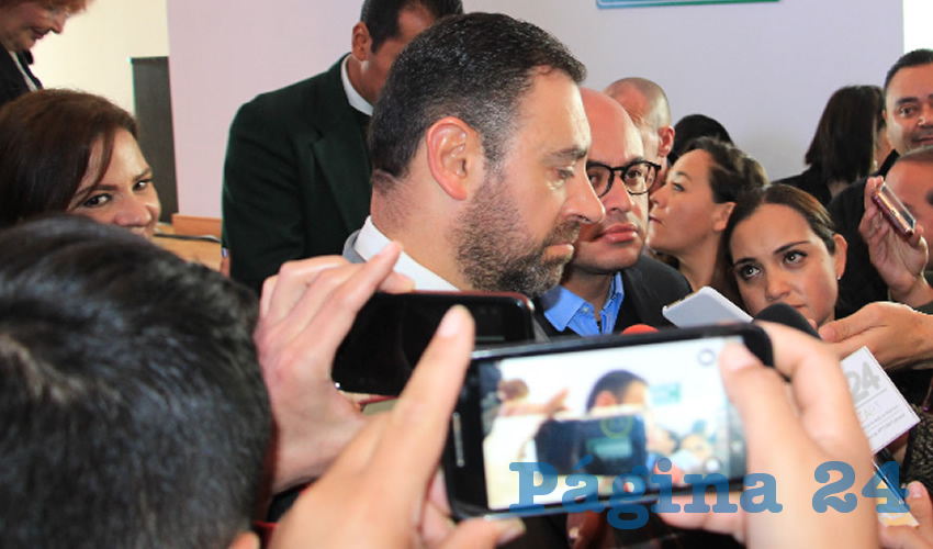Alejandro Tello Cristerna, gobernador de Zacatecas: No queremos que estén pasando este tipo de acciones” (Foto: Rocío Castro Alvarado)