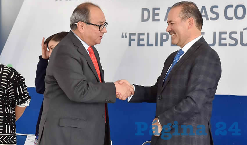 El gobernador del Estado, Mart&iacute;n Orozco Sandoval, y el secretario de Educaci&oacute;n P&uacute;blica, Otto Granados Rold&aacute;n, inauguraron el CETAC 5 Felipe de Jes&uacute;s &Aacute;ngeles Ram&iacute;rez