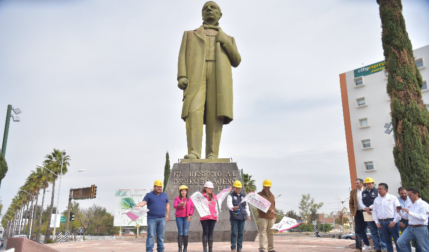 Aguascalientes tiene que ser ejemplo a nivel nacional y empezamos con esta glorieta: Tere Jiménez