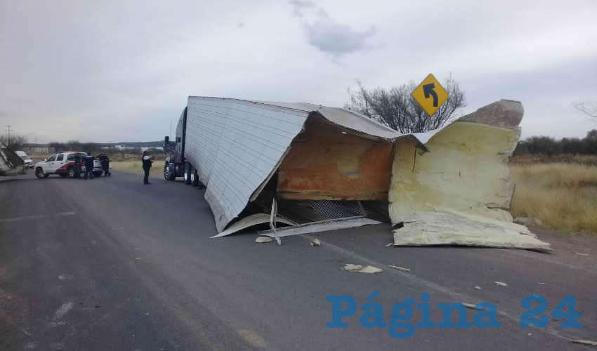 La caja qued&oacute; inservible