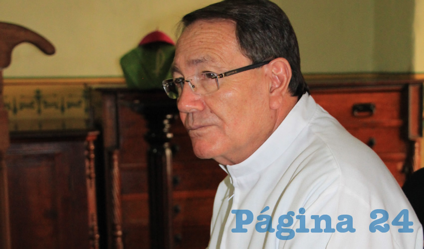 Sigifredo Noriega Barceló,obispo de la Diócesis de Zacatecas (Foto: Rocío Castro Alvarado)