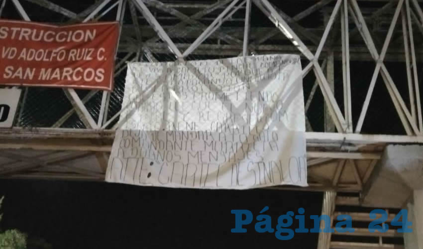 El puente peatonal est&aacute; situado frente a la colonia Espa&ntilde;a