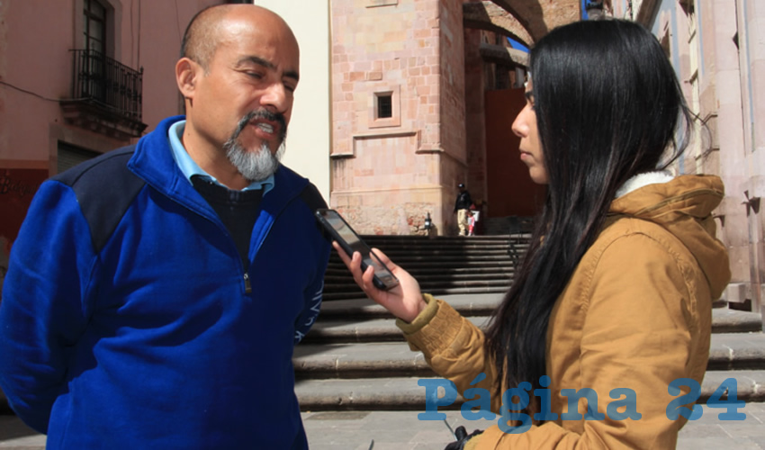 Fernando Arteaga Gaytán, dirigente estatal de Movimiento Regeneración Nacional (Morena): “La violencia no se ataca no más violencia o con el incremento de las Fuerzas Armadas” (Foto Rocío Castro)