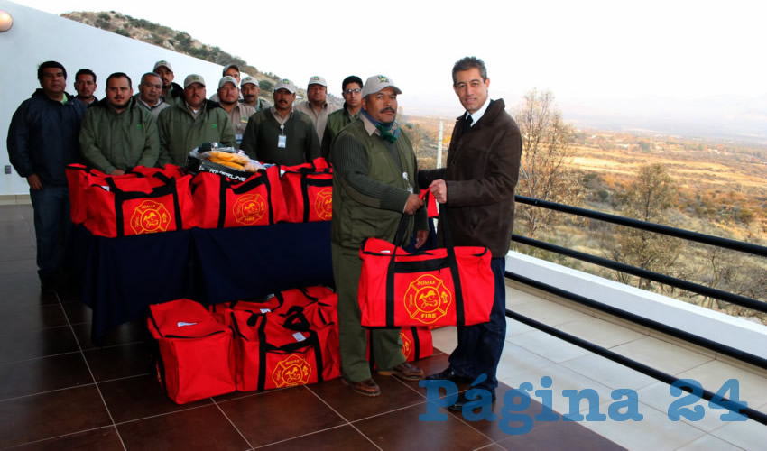 Se aplicaron recursos superiores a 231 mil pesos para la adquisición de implementos de protección contra incendios forestales
