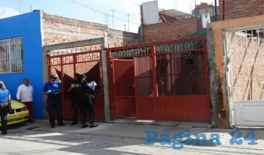 En esta casa de la calle Trabajo, se quitó la vida Irma del Carmen Márquez Piña