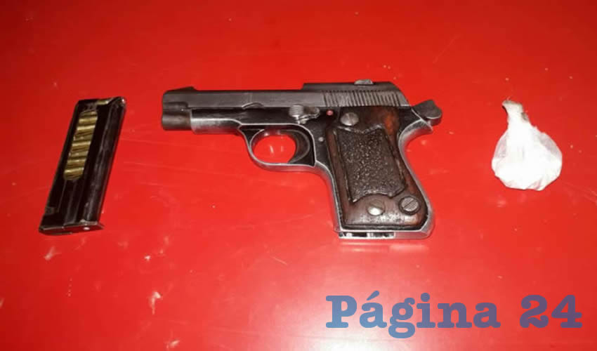 El arma y el veneno que escond&iacute;an Pedro &ldquo;N&rdquo; &ldquo;N&rdquo; y Luis &ldquo;N&rdquo; &ldquo;N&rdquo;