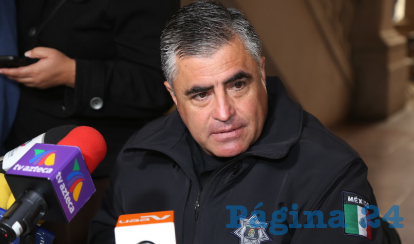 Antonio Mart&iacute;nez Romo, titular de la Polic&iacute;a Municipal de Aguascalientes (Foto: Eddylberto Lu&eacute;vano Santill&aacute;n)