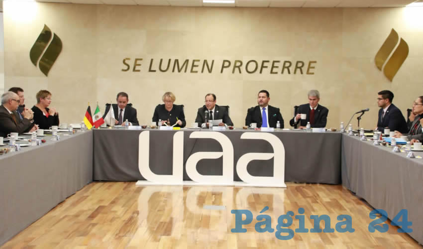 UAA fue sede de reunión con rectores y representantes de instituciones de educación superior alemanas para plantear áreas de colaboración para el desarrollo de proyectos en conjunto