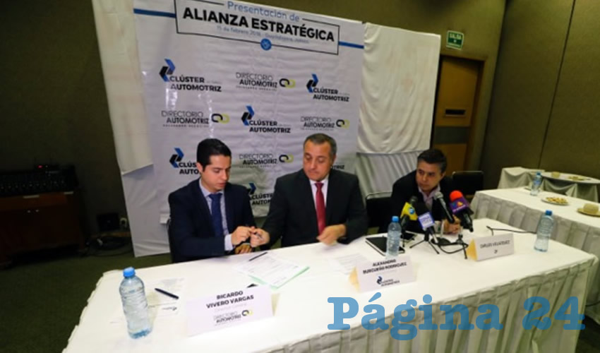 Alexandro Burgueño Rodríguez, presidente del clúster automotriz en Jalisco, explicó que las modificaciones hacendarias en Estados Unidos benefician a sus empresarios pero repercuten fuera del vecino país del norte, pues por las facilidades las ensambladoras preferirán volver a su país de origen/Foto: