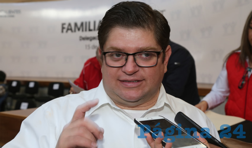 Mario Guevara Palomino, delegado del Infonavit en Aguascalientes (Foto: Eddylberto Luévano Santillán)