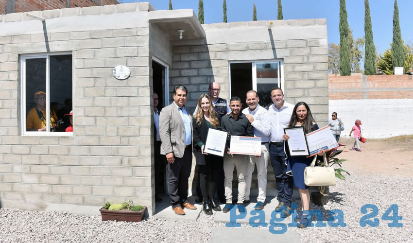 Las viviendas con acceso a servicios fueron construidas en Aguascalientes, Calvillo, Cosío, Pabellón de Arteaga y San José de Gracia