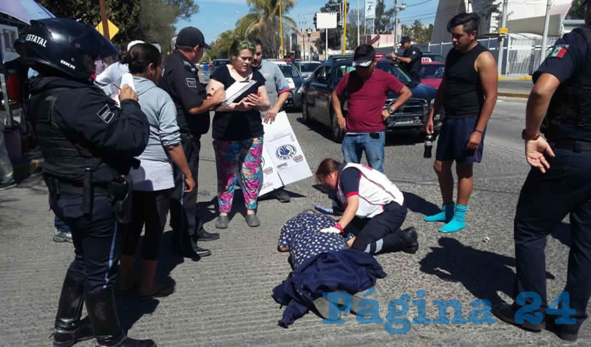La se&ntilde;ora fue arrollada sobre avenida Fundici&oacute;n