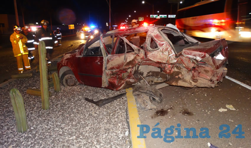 A la altura de la Nissan 1 ocurri&oacute; el percance que podr&iacute;a convertirse en tr&aacute;gico