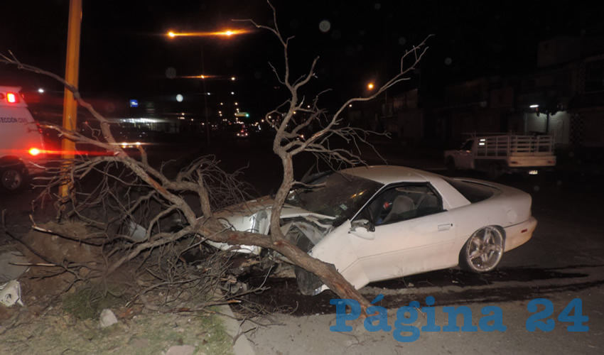 El auto “chocolate” que manejaba el borracho Pascual Carmona Alvarado