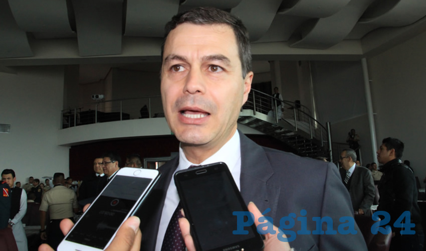 Francisco Javier Martínez Muñoz, Director del Instituto de Seguridad y Servicios Sociales de los Trabajadores del Estado de Zacatecas (Issstezac) (Foto: Rocío Castro)