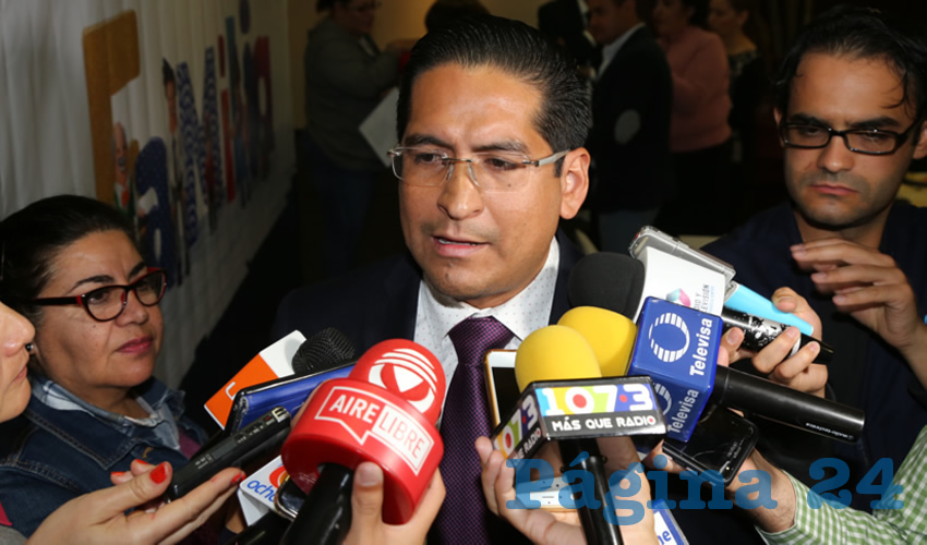 Alejandro Serrano Almanza, director del DIF Estatal (Foto: Eddylberto Luévano Santillán)
