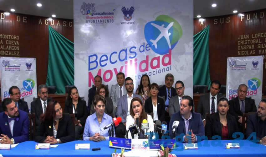 Tere Jiménez anunció la apertura de la convocatoria para competir por una de las 400 becas de movilidad internacional