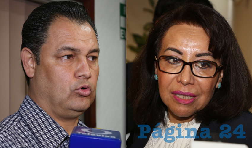Jaime González de León, diputado local | Estela Cortés Meléndez, diputada local