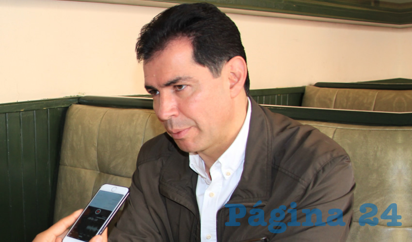 El precandidato expresó que Zacatecas se convirtió en uno de los estados más inseguros del país, en tan sólo una década. (Foto: Rocío Castro Alvarado)