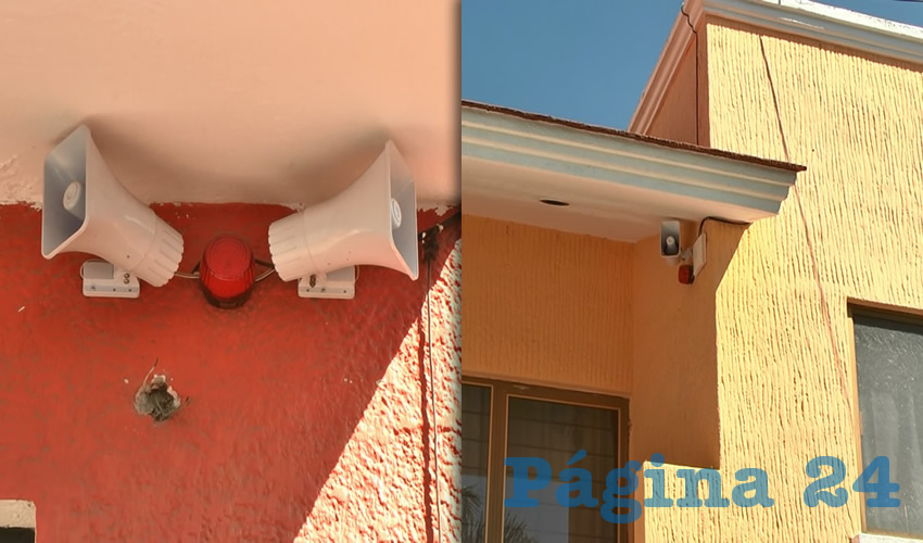 También instalaron un sistema de alarma con altavoces que se activa ante la sospecha de que hay gente indeseable merodeando las casas y vehículos que están estacionados en las calles
