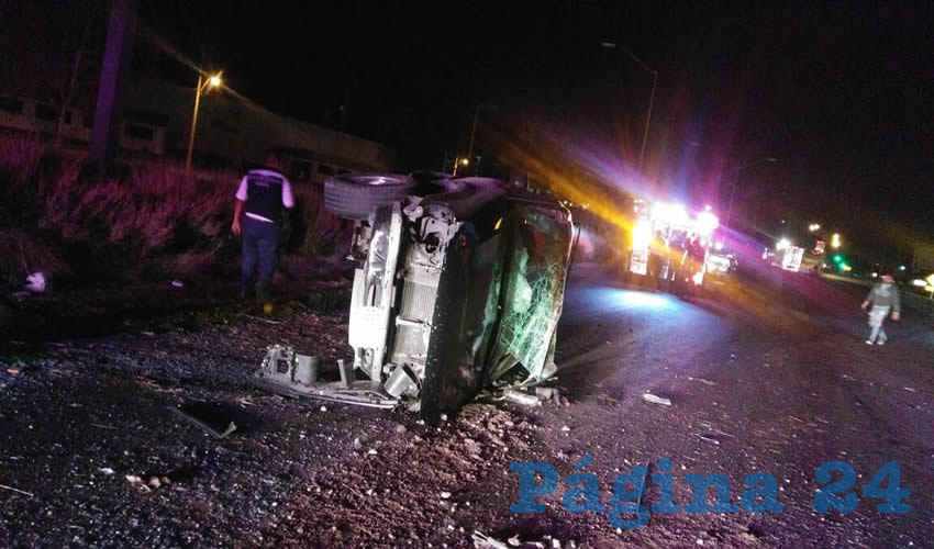 El percance ocurrió sobre la carretera federal 45 Norte
