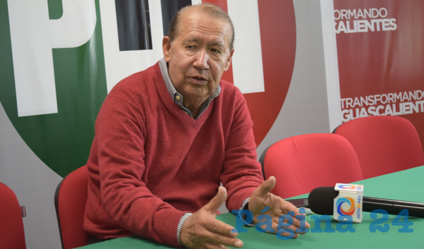 Jos&eacute; Carlos Cota Osuna, delegado del CEN del PRI en Aguascalientes