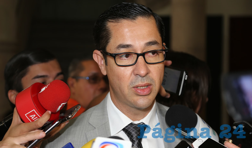 Luis Fernando Landeros Ortiz, consejero presidente del IEE (Foto: Eddylberto Lu&eacute;vano Santill&aacute;n)
