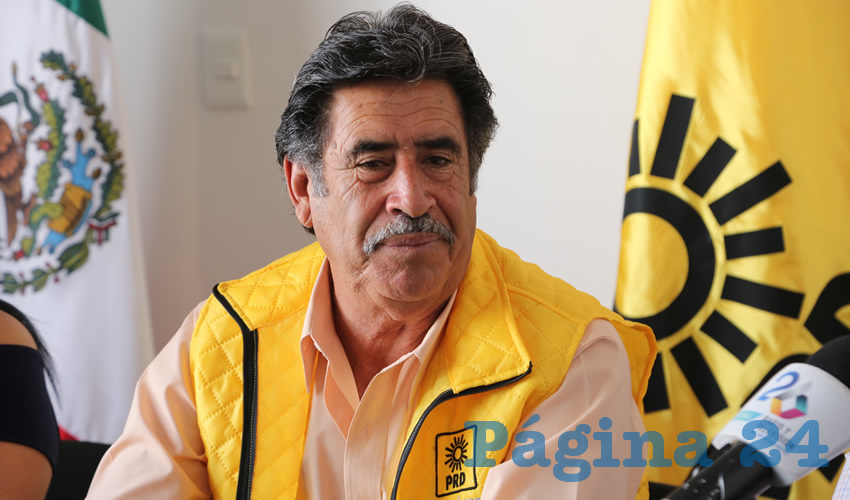 Daniel Vital Cruz, presidente estatal del PRD
