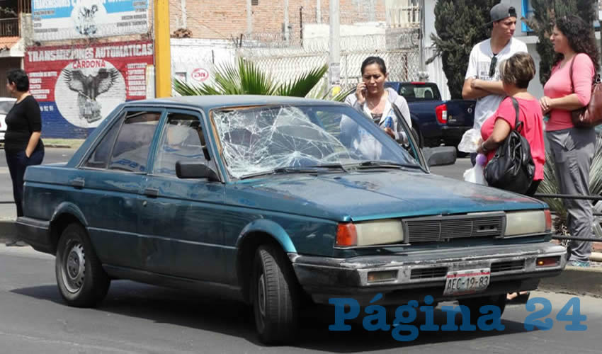Alain &ldquo;N&rdquo; &ldquo;N&rdquo; fue arrollado por este veh&iacute;culo Nissan Tsuru
