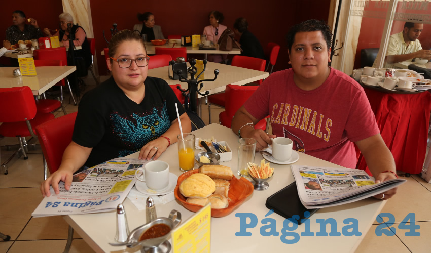 En el Mitla almorzaron Vicky N&uacute;&ntilde;ez Moreno y Marco Antonio L&oacute;pez Cano